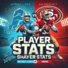 Detroit Lions vs. San Francisco 49ers: Player Stats and Game Analysis